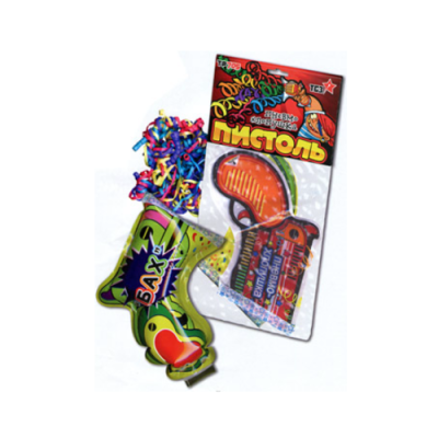 Пистоль Надувная хлопушка купить в Тотьме | totma.salutsklad.ru