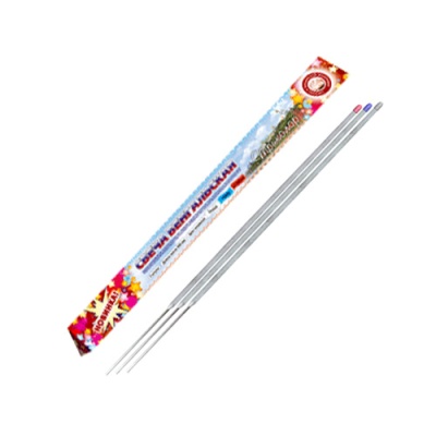 Триколор 300 мм. Бенгальские огни цветные купить в Тотьме | totma.salutsklad.ru