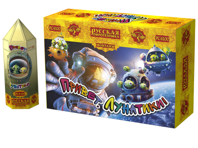 Привет, лунатики! Пиротехнический фонтан купить в Тотьме | totma.salutsklad.ru