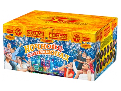 Ночной звездопад Комбинированный Фейерверк купить в Тотьме | totma.salutsklad.ru