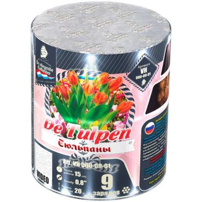 Тюльпаны Батарея салютов купить в Тотьме | totma.salutsklad.ru