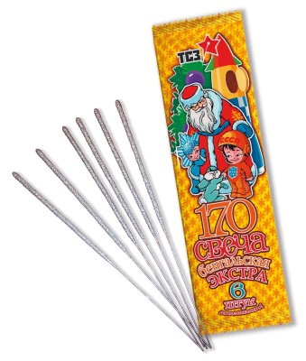 170 мм. Экстра Бенгальские огни купить в Тотьме | totma.salutsklad.ru