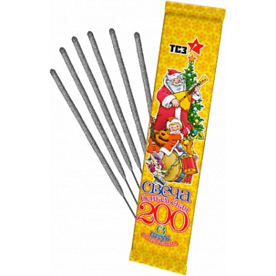 200 мм. Бенгальские огни купить в Тотьме | totma.salutsklad.ru