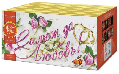 Салют да любовь Батарея салютов купить в Тотьме | totma.salutsklad.ru