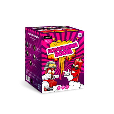 Новогодний BOOM Фейерверк купить в Тотьме | totma.salutsklad.ru